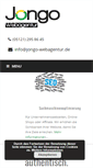 Mobile Screenshot of jongo-webagentur.de